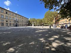 Piazza Napoleone in Lucca, Italy