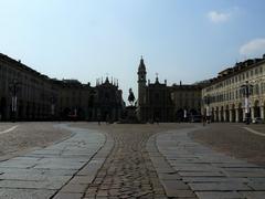 Piazza San Carlo in Turin, Italy, September 2018