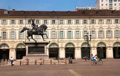 Piazza San Carlo in Turin, Italy