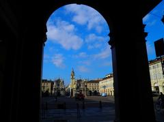 Piazza San Carlo panoramic view