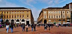 St. Charles' Square in Turin, Italy