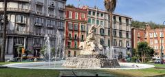 Fountain of the Siren in Piazza Sannazaro, Naples