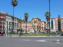 Piazza Sannazaro towards Piazza Piedigrotta in Naples