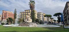 Piazza Sannazaro toward Viale Elena in Naples