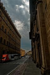 Piazza Santa Trìnita in Florence with Palazzo Spini Feroni and Basilica di Santa Trìnita