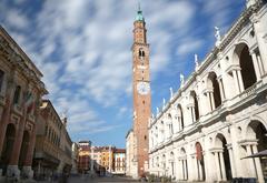 Basilica Palladiana and Piazza dei Signori in Vicenza, Italy