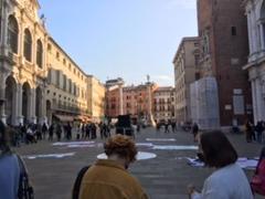 Manifestazione a Vicenza, Piazza dei Signori, 9 ottobre 2020