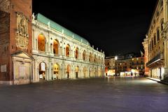 Piazza dei Signori at night, Vicenza