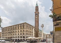 Piazza della Biade, Torre Bissara, Piazza dei Signori in Vicenza