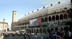 Palazzo della Ragione in Padua seen from Piazza della Frutta