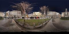 Exterior view of La Scala Theater in Milan