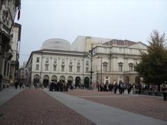 Milan cityscape with modern buildings and architecture