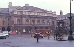 Piazza della Scala in Milan 1975