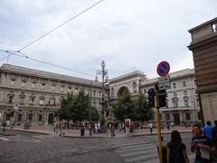 Milan, Italy street view in August 2013