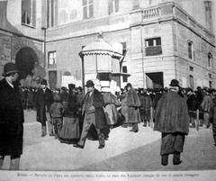 Arnaldo Ferraguti Milan Before La Scala inauguration day of Falstaff 1893