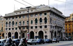 Victory Square in Genoa, Italy