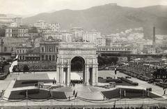 Genova piazza della Vittoria 1930s