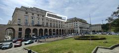 View from Arco della Vittoria towards 6th floor of building number 10