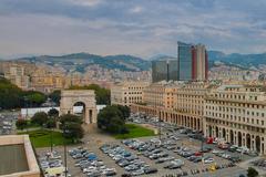 Arco di Trionfo and city panorama