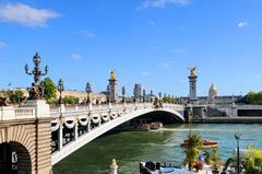 ALEXANDRE III bridge over the Seine River