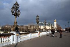 Pont Alexandre III and Grand Palais in Paris