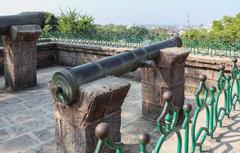 Cannon at Uperkot Fort in Junagadh