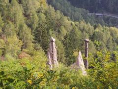 Earth pyramids in Segonzano second group