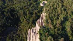 Earth pyramids in Segonzano, Trentino, Italy