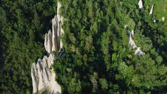 Earth pyramids in Segonzano, Trentino, Italy