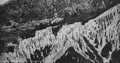 earth pyramids of Segonzano late 1800s