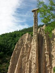 Zemské pyramidy - Stedro panoramic view