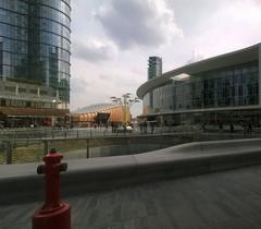 Piazza Gae Aulenti in Milan, Italy