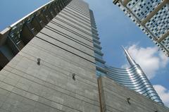 Piazza Gae Aulenti in Milan, Italy