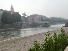 Ponte Nuovo over the Fiume Adige in Verona, Italy