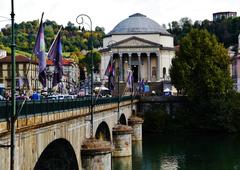 Victor Emanuel I Bridge in Turin, Italy