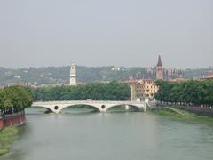 Etsch-Adige River in Verona