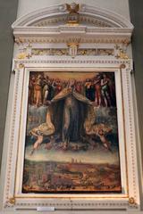 Painting of the Immaculate Conception protecting Siena during the Battle of Camollia, 1528