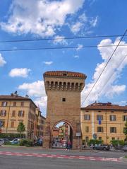 Bologna Porta Castiglione monument, Italy