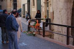 Tommasoli murder scene in Verona