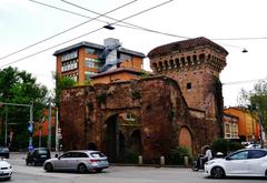 Field Side of St. Donatus Gate in Bologna, Italy