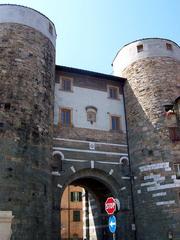 Piazza Santa Maria with San Michele in Foro in Lucca, Tuscany, Italy