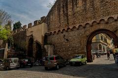 View of Porta San Miniato in Florence