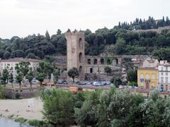 Lucchesi hotel terrace with a view of San Niccolò and Poggi ramps in Florence