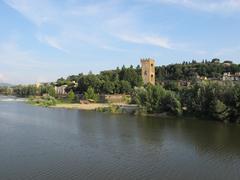 Arno River with San Niccolò Tower