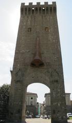 Torre di San Niccolò with nose installation