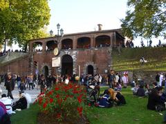 Porta San Pietro during Lucca Comics festival