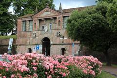 Porta San Pietro in Lucca Italy May 2013