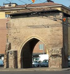 Photo of Porta San Vitale, a historic monument in Bologna, Italy