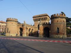 Porta Saragozza monument in Italy