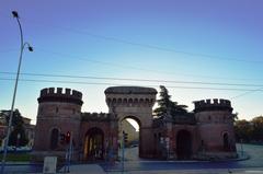 Porta Saragozza monument in Italy